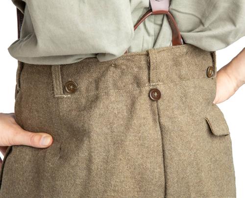 Greek Wool Field Pants, Surplus.