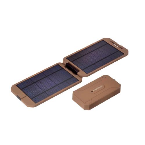 Powertraveller Tactical Extreme Solar Kit. Use the power bank when the sun won't shine and the solar charger when it does.