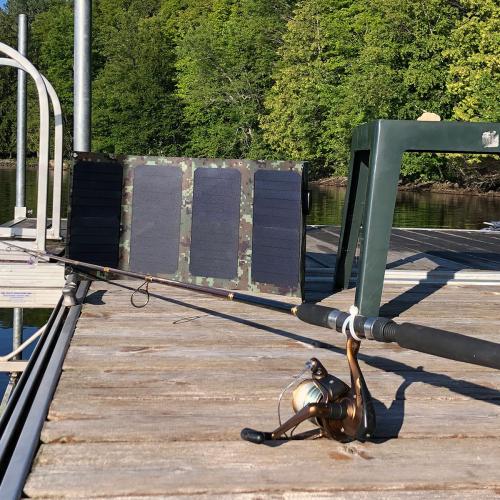 Powertraveller Tactical Falcon 28E Foldable Solar Panel.