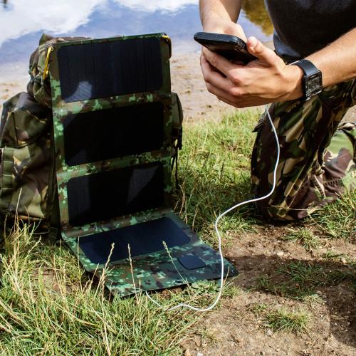 Powertraveller Tactical Falcon 28E Foldable Solar Panel.