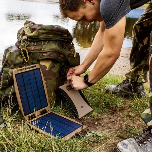 Powertraveller Tactical Powergorilla 24 000 mAh Power Pack. Combine with the Solargorilla solar charger and you have a portable power station. Solargorilla is sold separately.