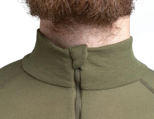 Dutch Odlo Turtleneck Shirt, Surplus. Zipper shield.