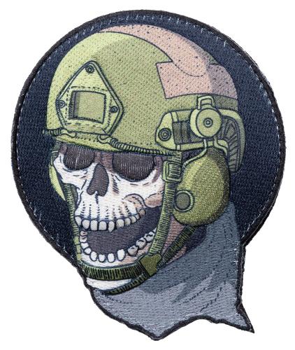 Särmä TST Helmet Skull Morale Patch Särmä TST Helmet Skull Morale Patch