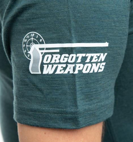 Forgotten Weapons Gun Jesus Merino Wool T-shirt. 