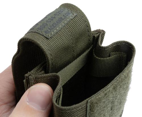 Blackhawk Single Grenade Pouch, Green, Surplus, Used.