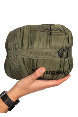 Snugpak Tactical 2 Sleeping Bag. Comes with a compression bag, 18 x 17 cm / 7" x 7".