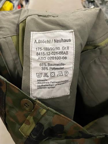 BW Cargo Pants, Flecktarn, New.