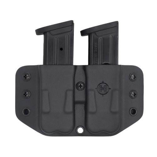 C&G Holsters OWB Covert Kydex Double Flat Magazine Holder.