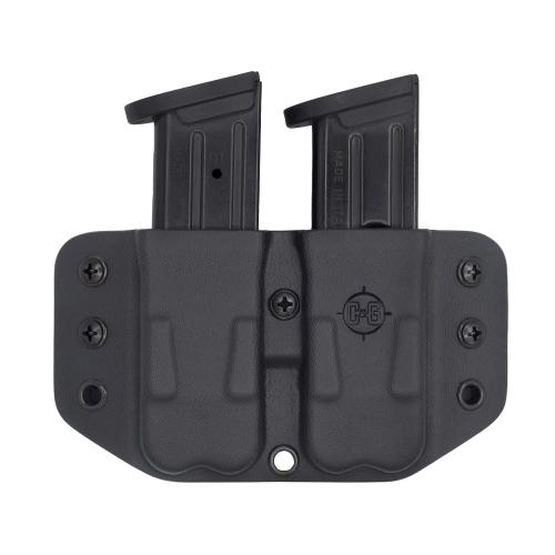 C&G Holsters OWB Covert Kydex Double Flat Magazine Holder. 