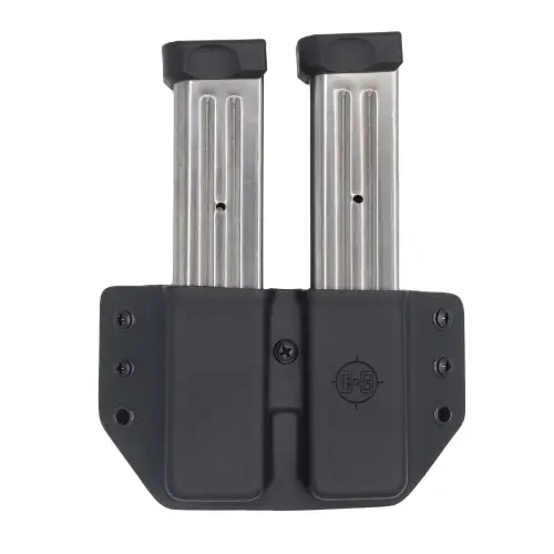C&G Holsters OWB Covert Kydex Double Flat Magazine Holder.