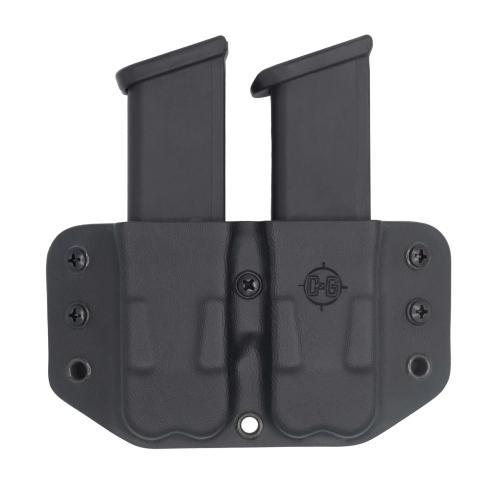 C&G Holsters OWB Covert Kydex Double Flat Magazine Holder