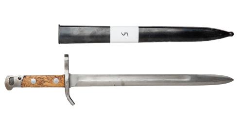 M.28-30 S.ky Bayonet with Rare, Original Portepee, Good Condition.