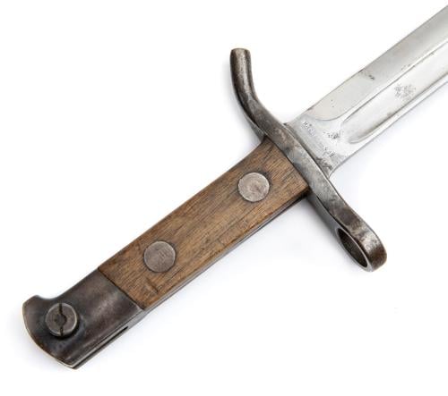 M 28 Bayonet with Sheath, Polished Blade, Average-Good Condition.