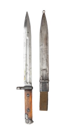 M.1940 Tokarev Bayonet with Sheath and Frog, Good Condition.