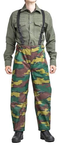 Belgian Rain Pants, Jigsaw Camo, Unissued, Surplus Belgian Rain Pants, Jigsaw Camo, Unissued, Surplus