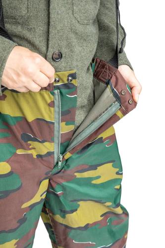 Belgian Rain Pants, Jigsaw Camo, Unissued, Surplus.