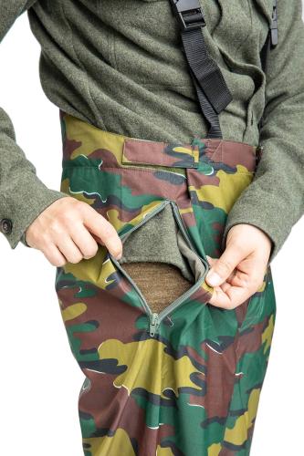 Belgian Rain Pants, Jigsaw Camo, Unissued, Surplus.