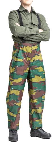 Belgian Rain Pants, Jigsaw Camo, Unissued, Surplus.