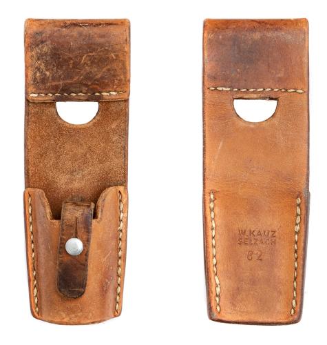 Swiss Bayonet Frog, Leather, Surplus.