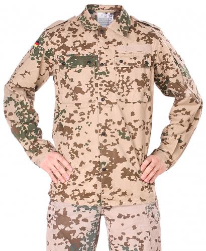 BW desert service shirt, Tropentarn, surplus BW desert service shirt, Tropentarn, surplus