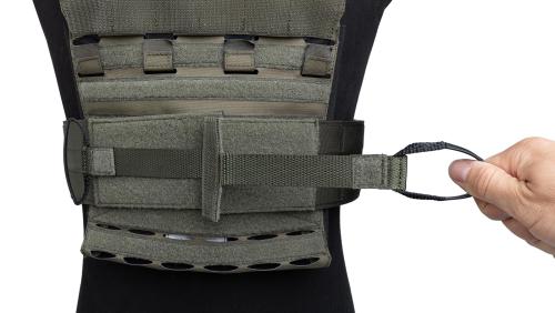 CPE SOF Plate Carrier. Cummerbund has front handles for fast release.