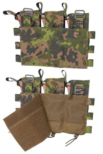 Särmä TST 3X Rifle Mag Placard. On the backside, there is a hook-and-loop fastener, so you can slap the placard on the plate carrier and it stays there until you rip it off.