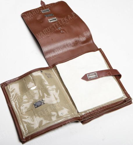 NVA map case, faux leather, surplus.
