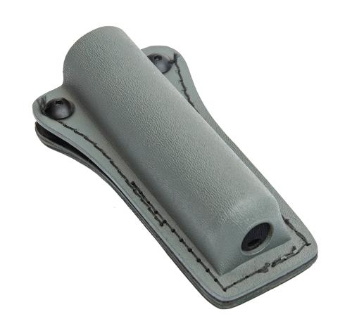 Safariland Baton Holder, Foliage Green, Surplus. The holder has an opening which enables the baton to be inserted while extended.