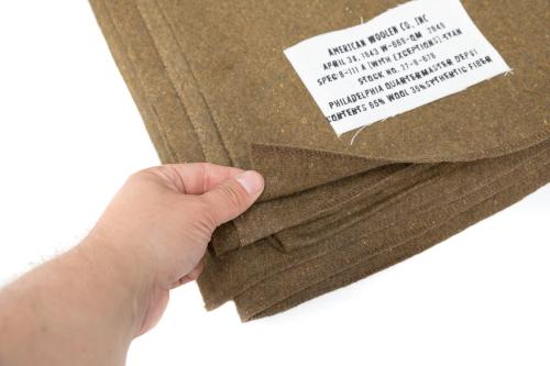US WW2 Blanket, Reproduction. The blankets are fairly thin, so these can be easily turned into all sorts of bush cloaks.