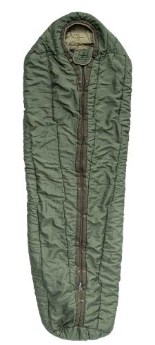 Dutch M90 Sleeping Bag with Liner Sheet and Compression Stuff Sack, Surplus Dutch M90 Sleeping Bag with Liner Sheet and Compression Stuff Sack, Surplus