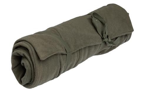 Greek Wool Sleeping Bag, Surplus. These roll up into a very nice tube.