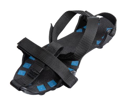 Icer's Anti-Skid Safety Soles. The sturdy Velcro attachment fits most shoes and boots.