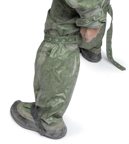 Czechoslovakian OPCH 70 Rubber NBC Coverall, Surplus. Adjustment straps.