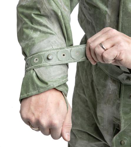 Czechoslovakian OPCH 70 Rubber NBC Coverall, Surplus. Adjustment straps.