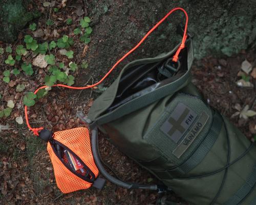 Savotta Hatka 12L Day Pack. D-ring attachment point on the inside.