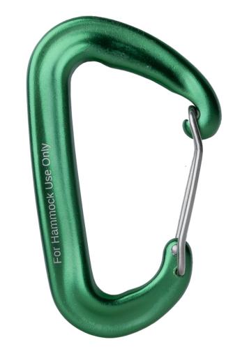 DD Hammocks Karabiner, 2 pcs. The package includes two karabiners.