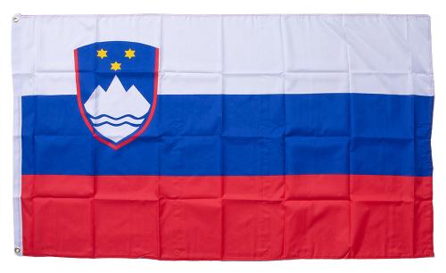 Flag of Slovenia, 150 x 90 cm / 59" x 35" Flag of Slovenia, 150 x 90 cm / 59" x 35"