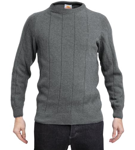 Arctic Circle Wool Sweater w. Rib Sides, Model 4908.