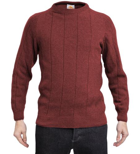 Arctic Circle Wool Sweater w. Rib Sides, Model 4908.