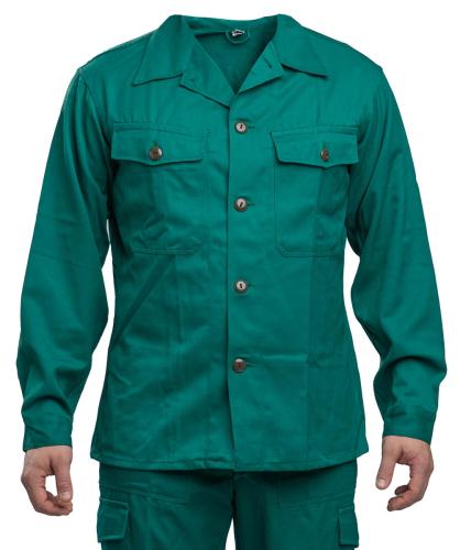 Austrian Anzug 75 Field Shirt, Funny Green, Surplus Austrian Anzug 75 Field Shirt, Funny Green, Surplus