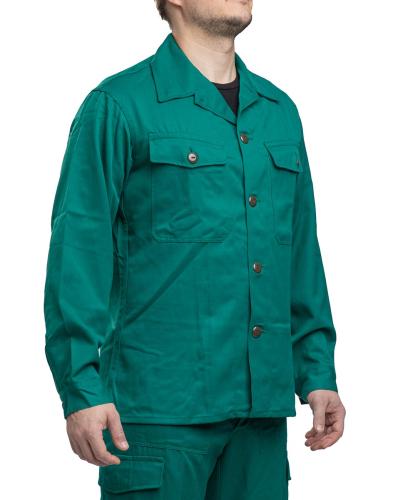 Austrian Anzug 75 Field Shirt, Funny Green, Surplus. 