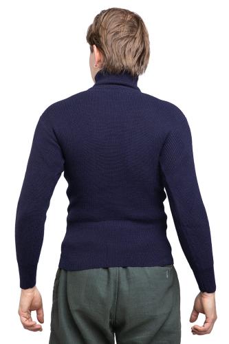 Italian Navy Turtleneck Sweater, Surplus.