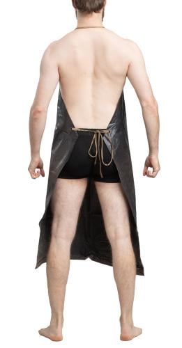 Belgian Butcher's Apron, PVC, Black.