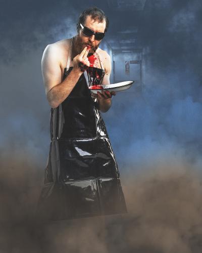 Belgian Butcher's Apron, PVC, Black. The doctor is in!