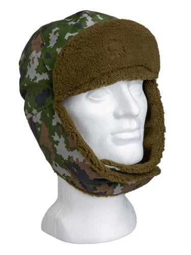 Finnish M05 Winter Hat. You can pull the flaps down when it is proper Finnish weather