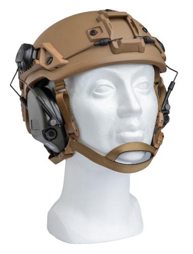 Sordin Supreme MIL AUX ARC Hearing Protectors. These Sordins fit perfectly e.g. PGD Gen3 ARCH helmet.