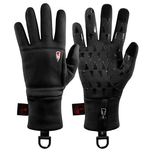 The Heat Company Wind Pro Liner Gloves. Silicone print on the palm for non-slip grip