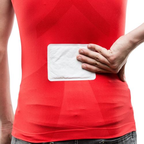 The Heat Company Bodywarmer. Attaches to your base layer. Do not apply on directly on skin.