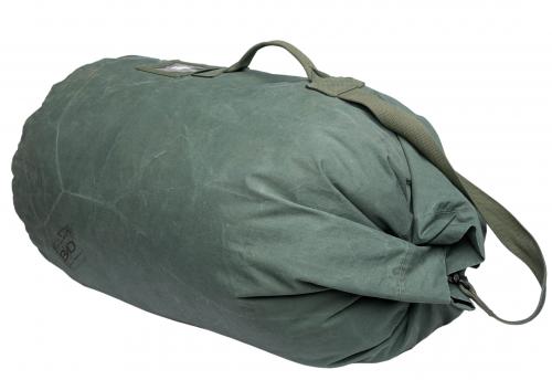 Dutch duffel bag, olive drab, surplus.