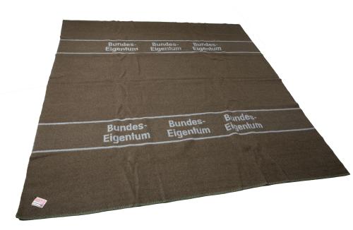 BW Wool Blanket, Surplus, Unissued. Large enough as an eccentric picnic blanket.